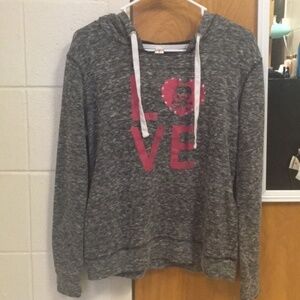 NO BOUNDARIES l Graphic Hoodie Love Skull D5